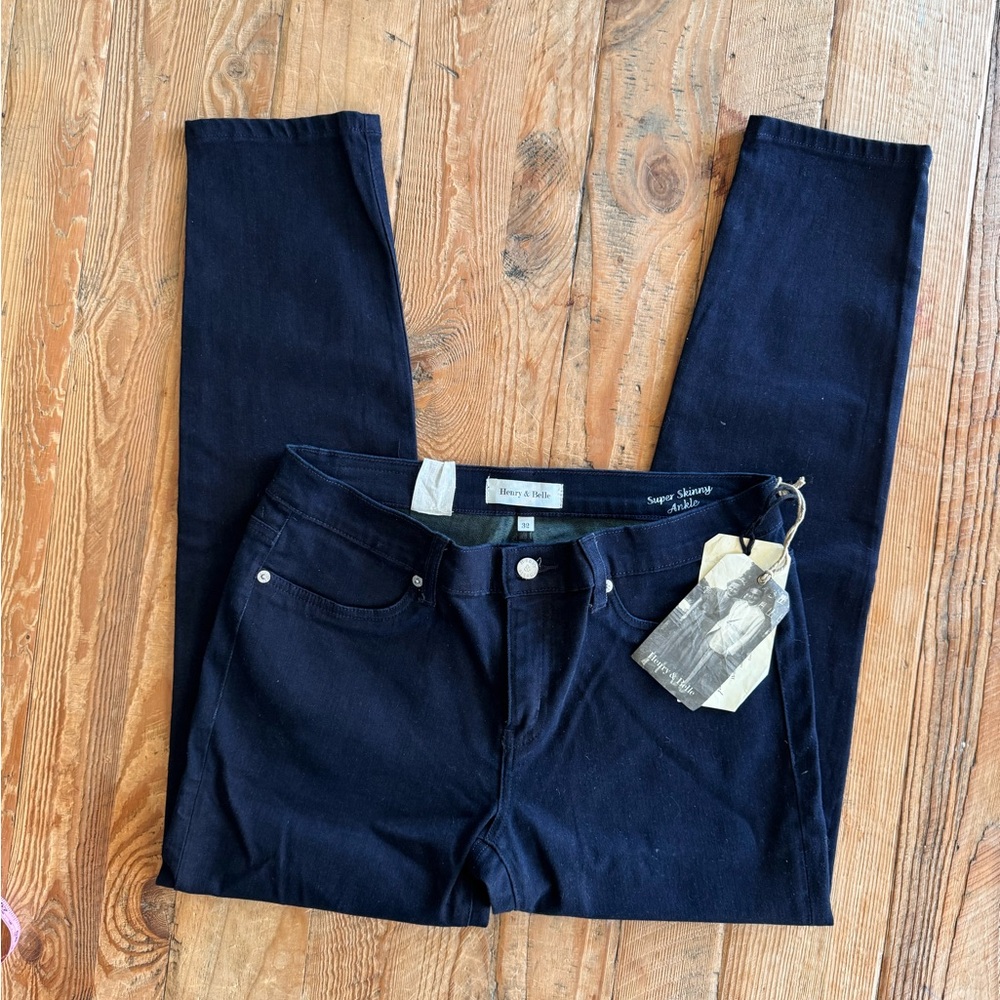 NWT Henry and Belle Super Skinny Ankle Jeans, size 32